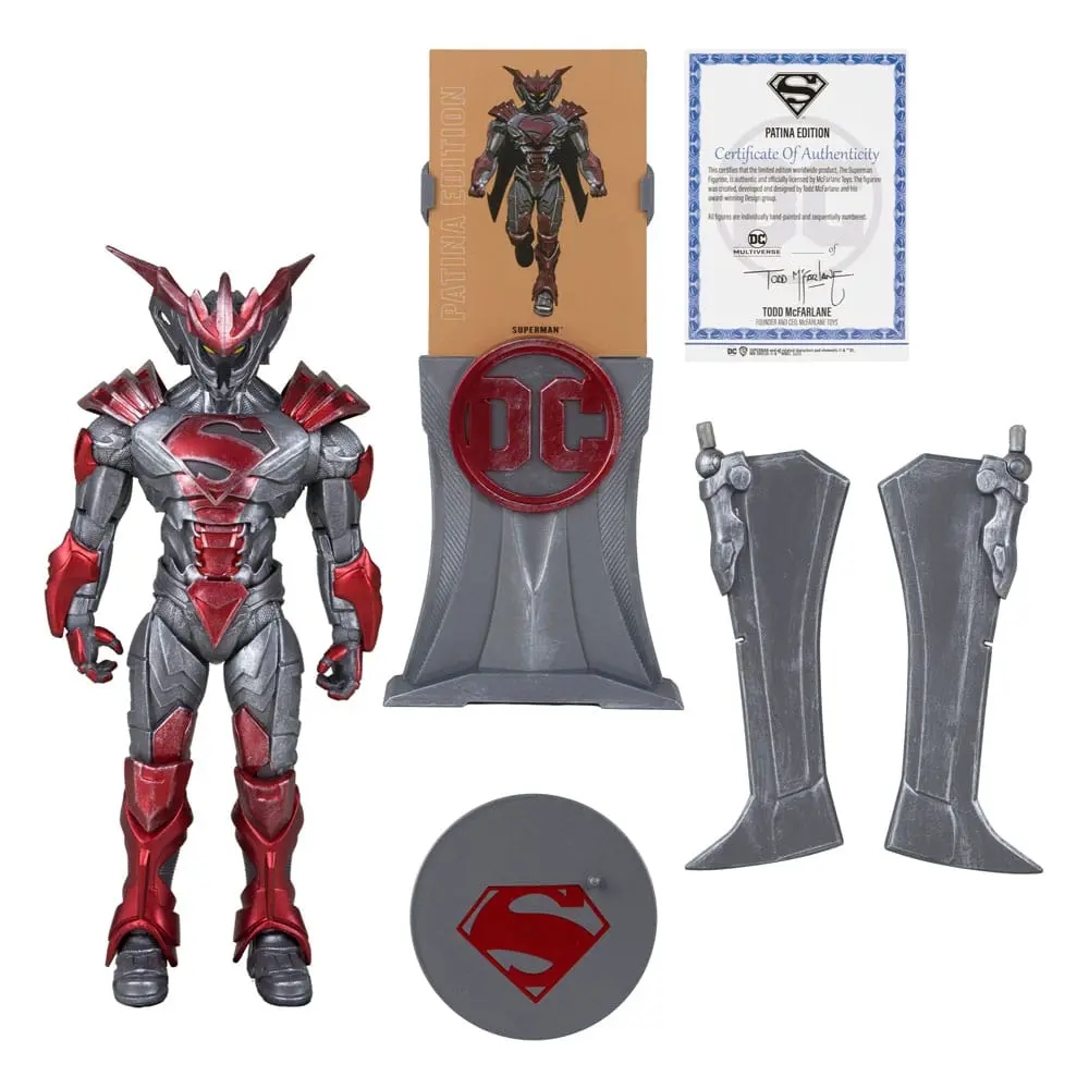 DC Multiverse Superman Unchained Armor (Patina) (Gold Label) akciófigura 18 cm termékfotó