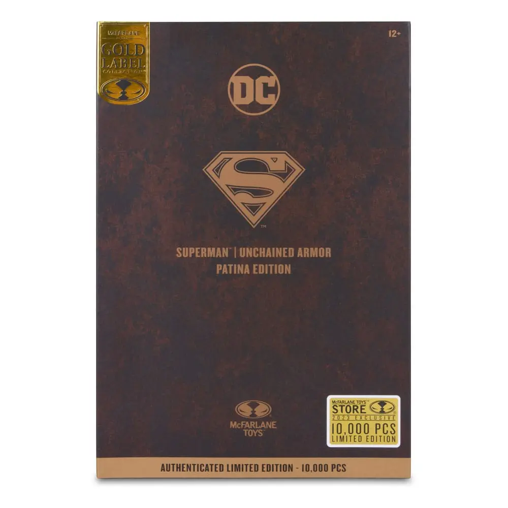 DC Multiverse Superman Unchained Armor (Patina) (Gold Label) akciófigura 18 cm termékfotó