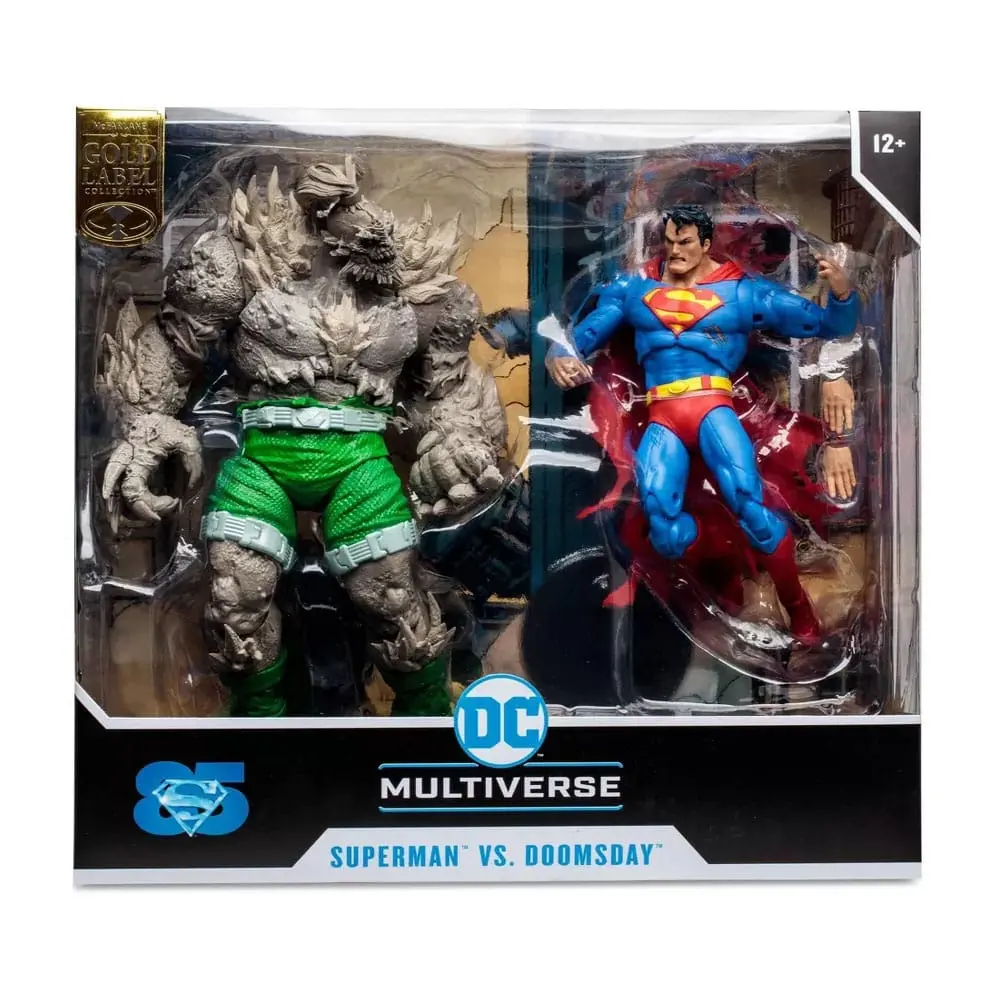 DC Multiverse Superman vs Doomsday (Gold Label) akciófigurák 18 cm termékfotó