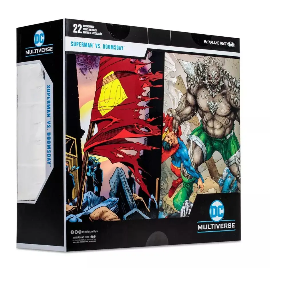 DC Multiverse Superman vs Doomsday (Gold Label) akciófigurák 18 cm termékfotó
