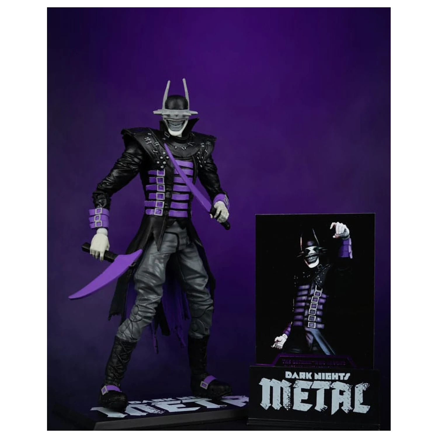 DC Multiverse  The Batman Who Laughs (B&W with accent) (Gold Label) akciófigura18 cm termékfotó