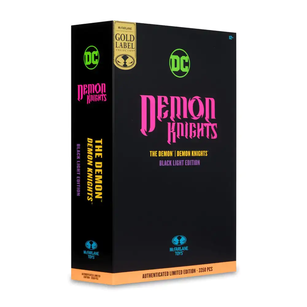 DC Multiverse The Demon (Demon Knights) Black Light Edition (Gold Label) akciófigura 18 cm termékfotó