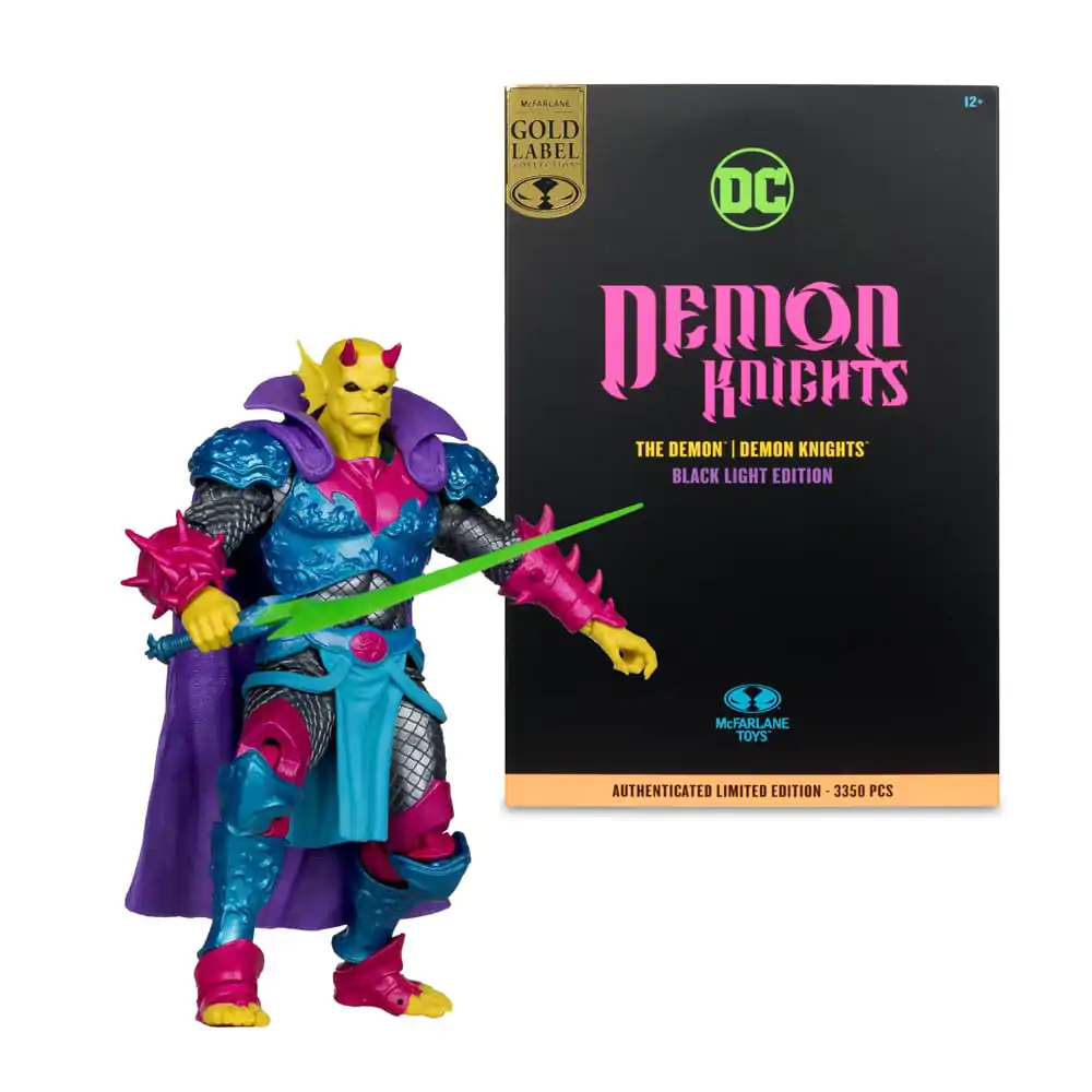 DC Multiverse The Demon (Demon Knights) Black Light Edition (Gold Label) akciófigura 18 cm termékfotó