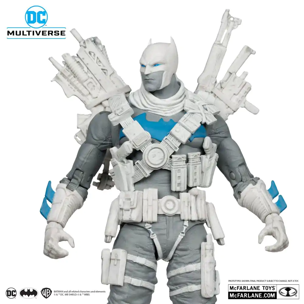 DC Multiverse The Grim Knight (Dark Nights Metal) (Black & White Accent Edition) (Gold Label) akciófigura 18 cm termékfotó
