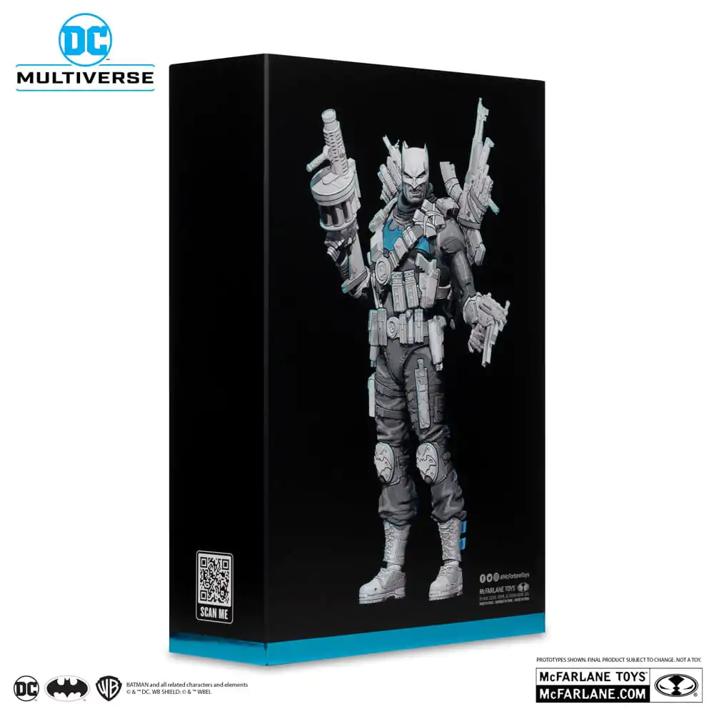 DC Multiverse The Grim Knight (Dark Nights Metal) (Black & White Accent Edition) (Gold Label) akciófigura 18 cm termékfotó