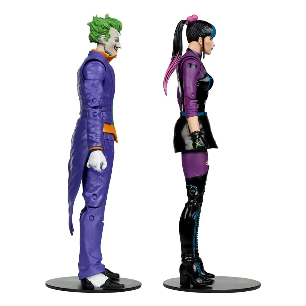 DC Multiverse Actionfiguren 2er-Pack The Joker & Punchline 18 cm termékfotó