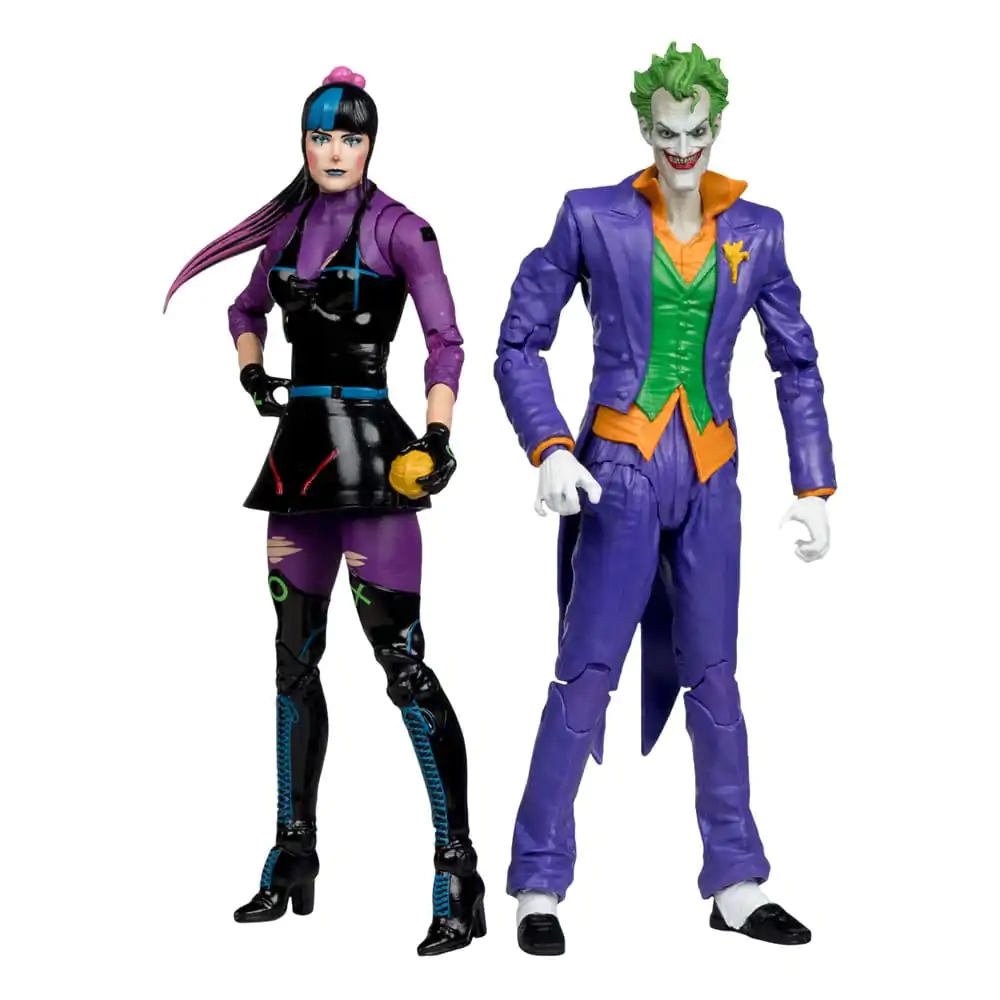 DC Multiverse Actionfiguren 2er-Pack The Joker & Punchline 18 cm termékfotó