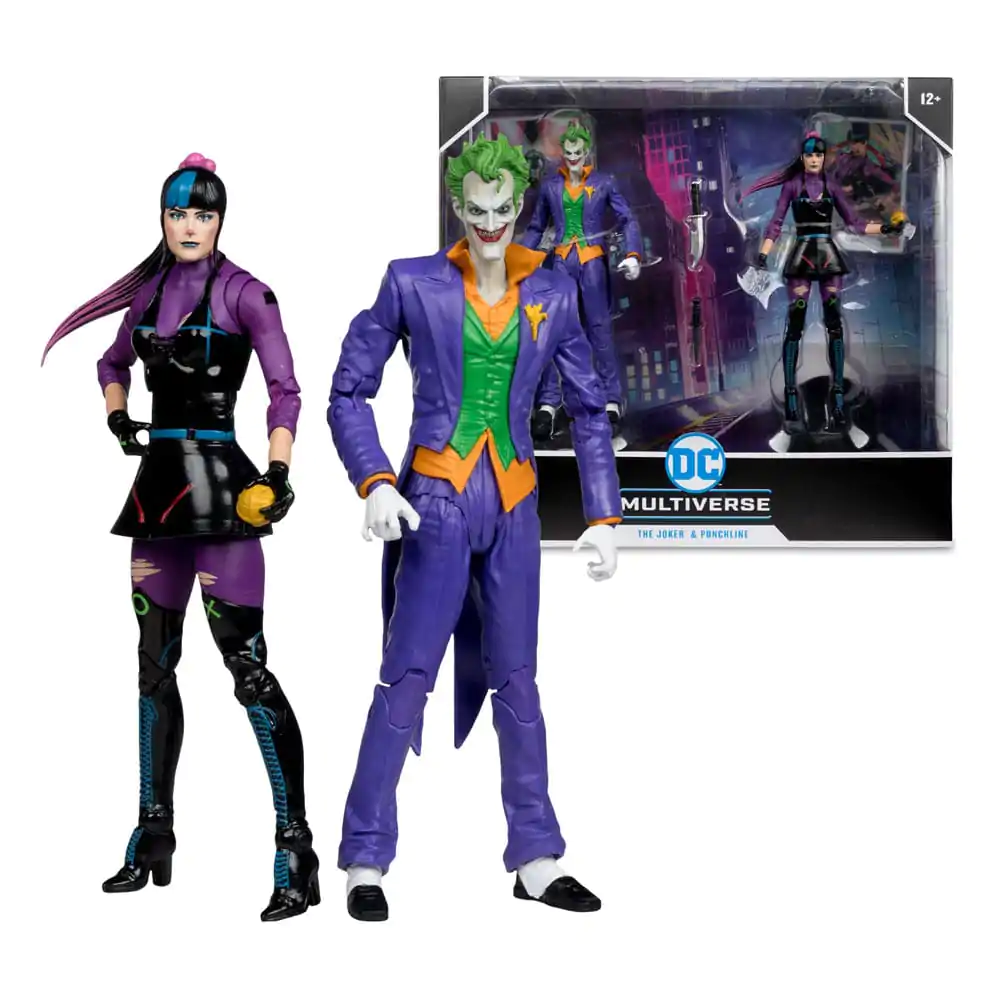 DC Multiverse Actionfiguren 2er-Pack The Joker & Punchline 18 cm termékfotó