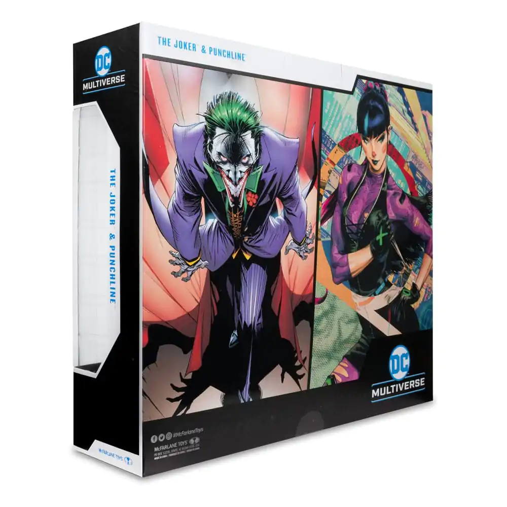 DC Multiverse Actionfiguren 2er-Pack The Joker & Punchline 18 cm termékfotó