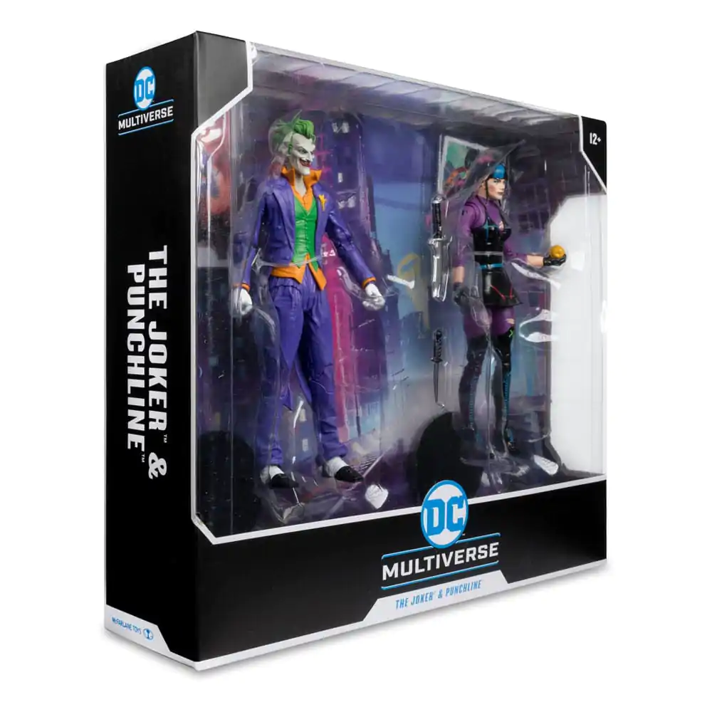 DC Multiverse Actionfiguren 2er-Pack The Joker & Punchline 18 cm termékfotó