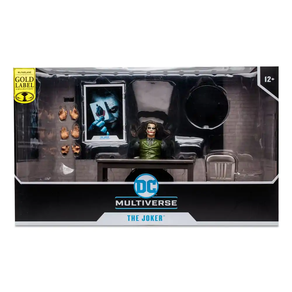 DC Multiverse The Joker (Jail Cell Variant) (The Dark Knight) (Gold Label) akciófigura 18 cm termékfotó