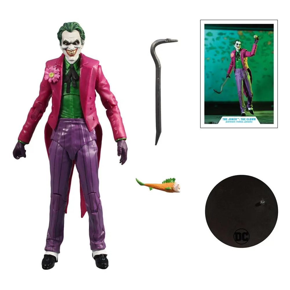 DC Multiverse The Joker: The Clown Batman: Three Jokers akciófigura 18 cm termékfotó