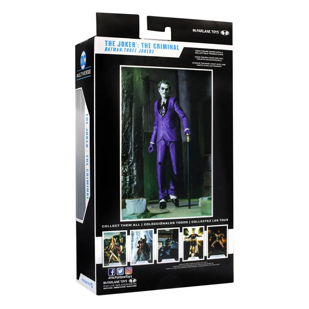 DC Multiverse The Joker: The Criminal Batman: Three Jokers akciófigura 18 cm termékfotó