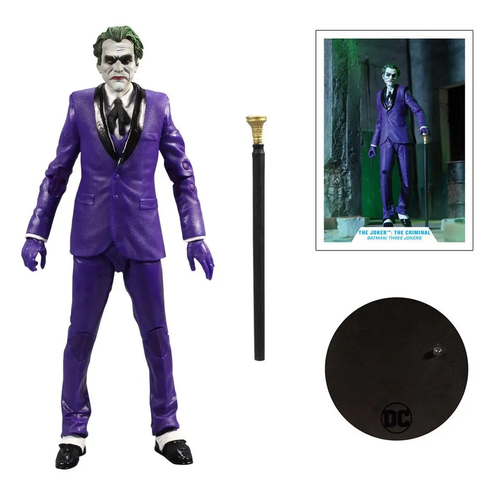 DC Multiverse The Joker: The Criminal Batman: Three Jokers akciófigura 18 cm termékfotó