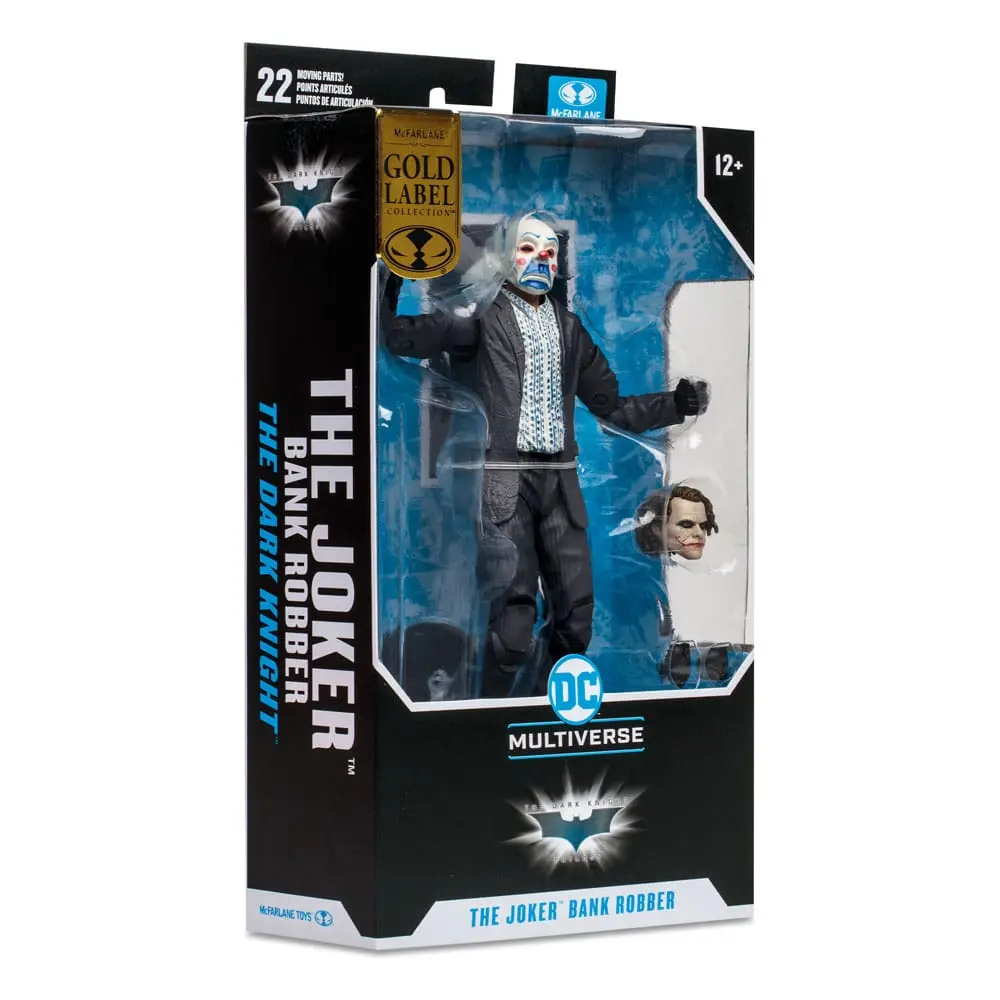 DC Multiverse The Joker (The Dark Knight) (Bank Robber Variant) (Gold Label) akciófigura 18 cm termékfotó