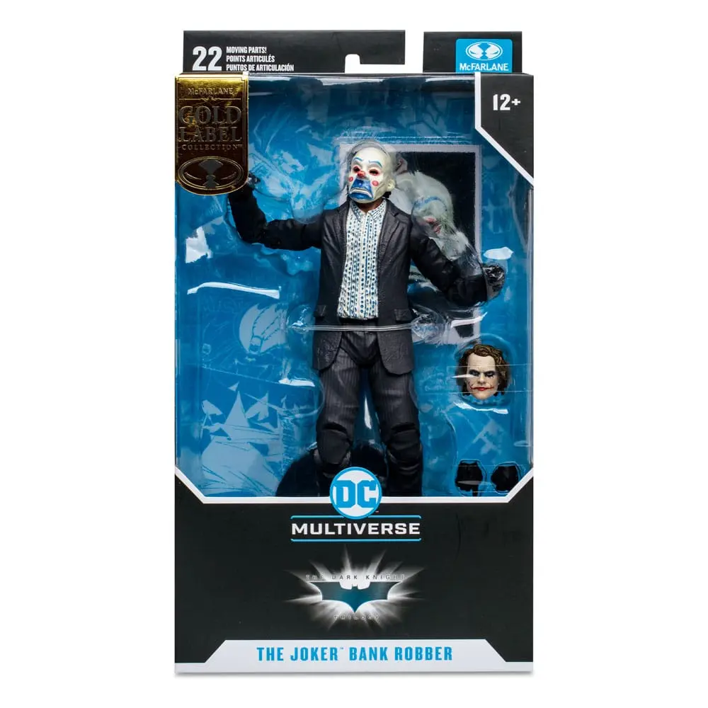 DC Multiverse The Joker (The Dark Knight) (Bank Robber Variant) (Gold Label) akciófigura 18 cm termékfotó