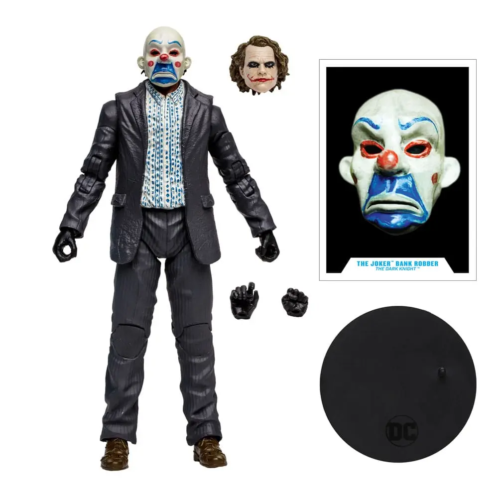 DC Multiverse The Joker (The Dark Knight) (Bank Robber Variant) (Gold Label) akciófigura 18 cm termékfotó