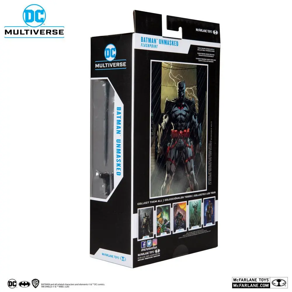 DC Multiverse Thomas Wayne Flashpoint Batman (Unmasked) akciófigura 18 cm termékfotó