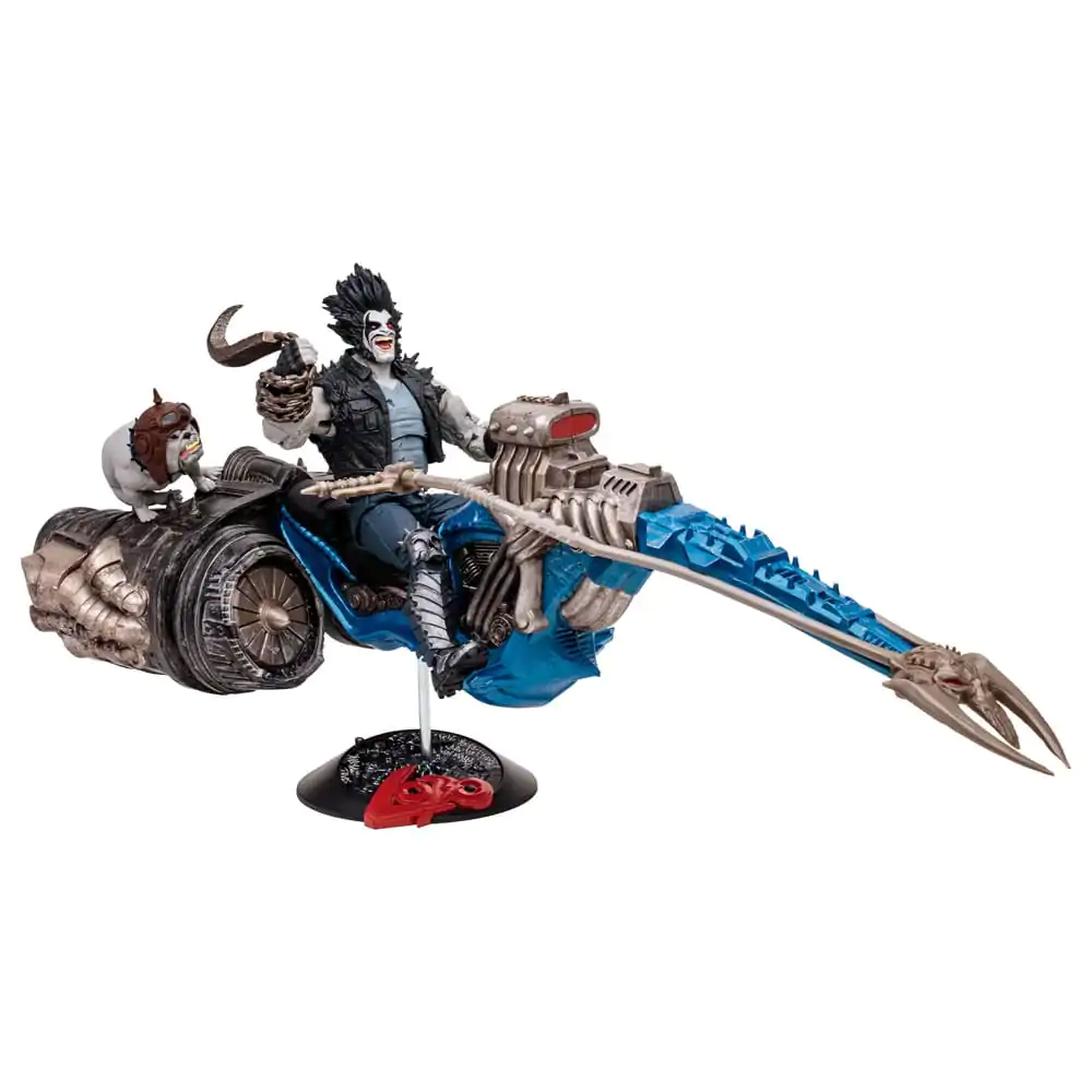 DC Multiverse Vehicles Lobo with Spacehog figura és jármű (Gold Label) termékfotó