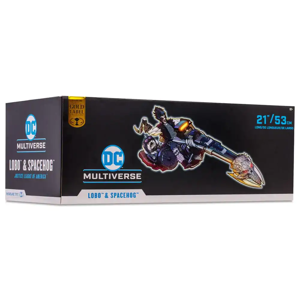 DC Multiverse Vehicles Lobo with Spacehog figura és jármű (Gold Label) termékfotó