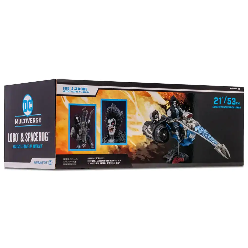 DC Multiverse Vehicles Lobo with Spacehog figura és jármű (Gold Label) termékfotó