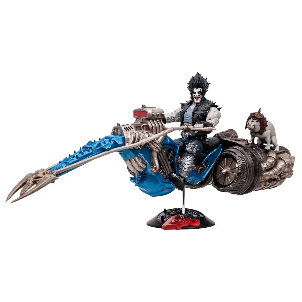 DC Multiverse Vehicles Lobo with Spacehog figura és jármű (Gold Label) termékfotó