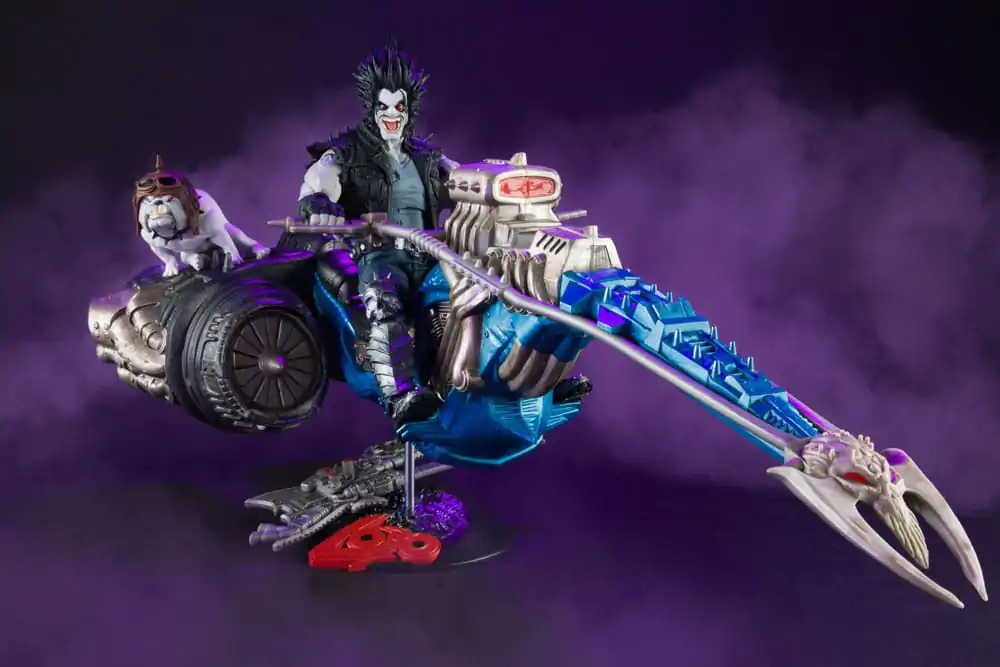 DC Multiverse Vehicles Lobo with Spacehog figura és jármű (Gold Label) termékfotó
