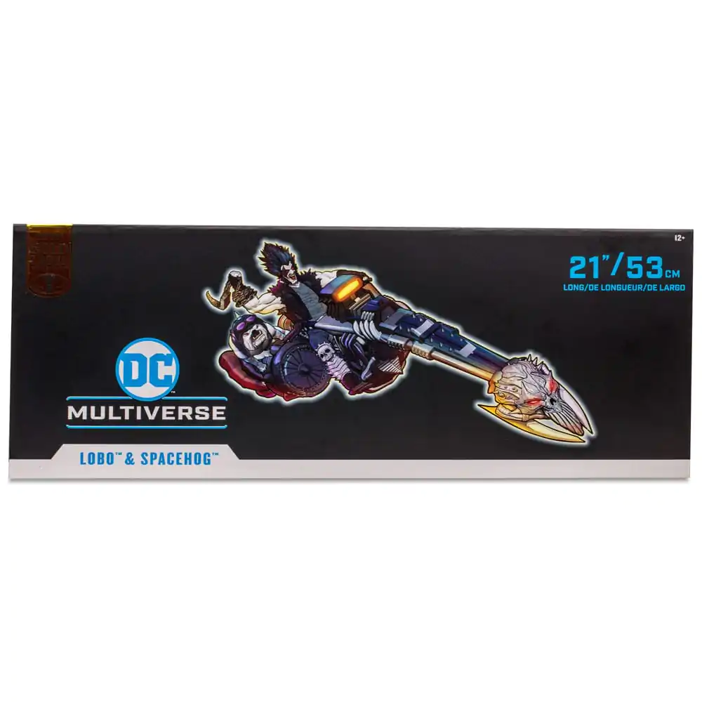 DC Multiverse Vehicles Lobo with Spacehog figura és jármű (Gold Label) termékfotó