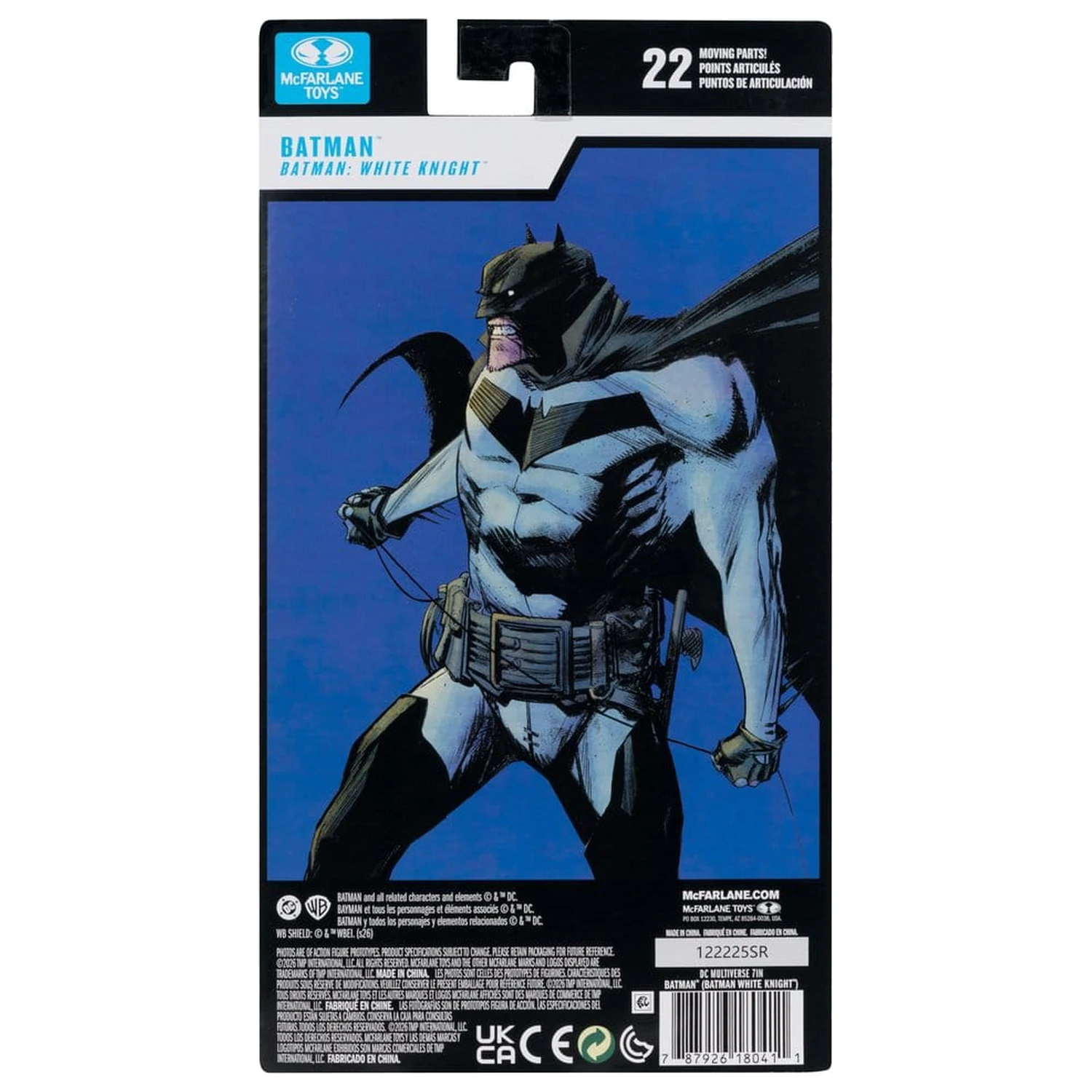 DC Multiverse  White Knight Batman (Blister Card) akciófigura 18 cm termékfotó