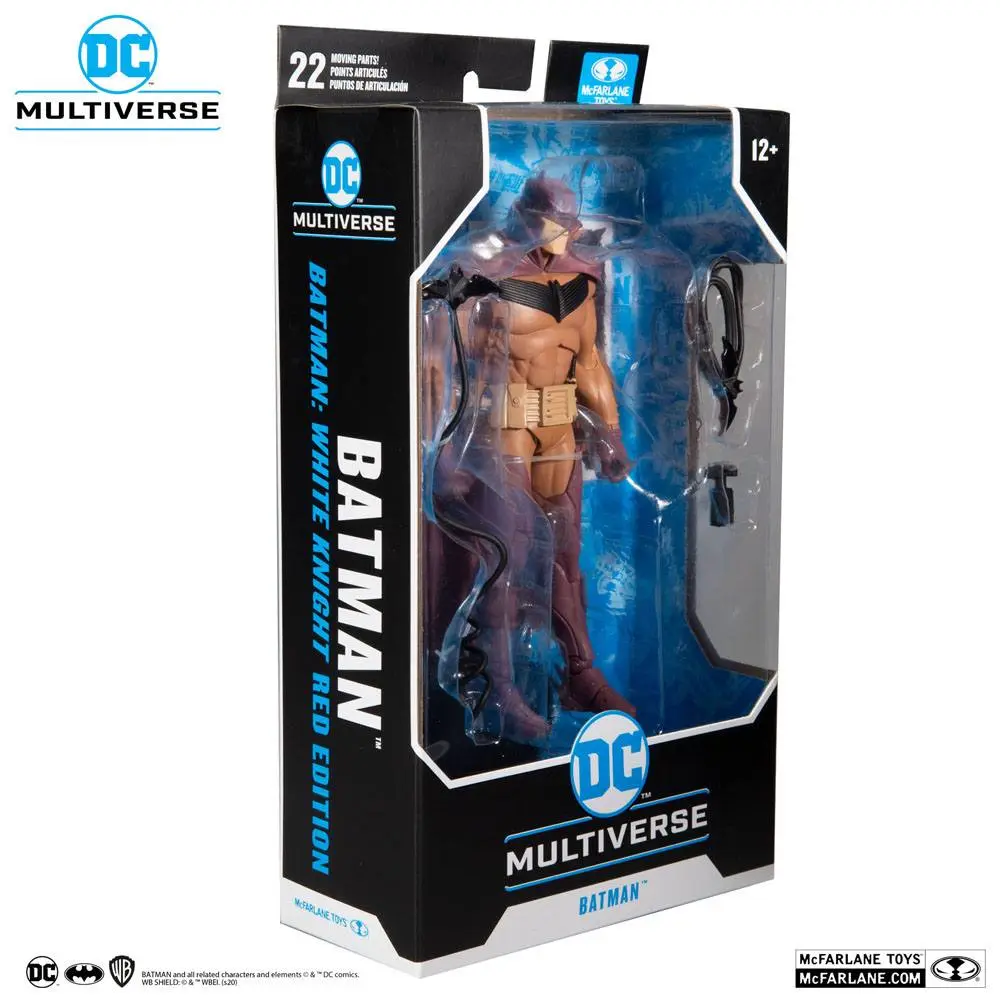 DC Multiverse White Knight Batman (Red Variant) akciófigura 18 cm termékfotó