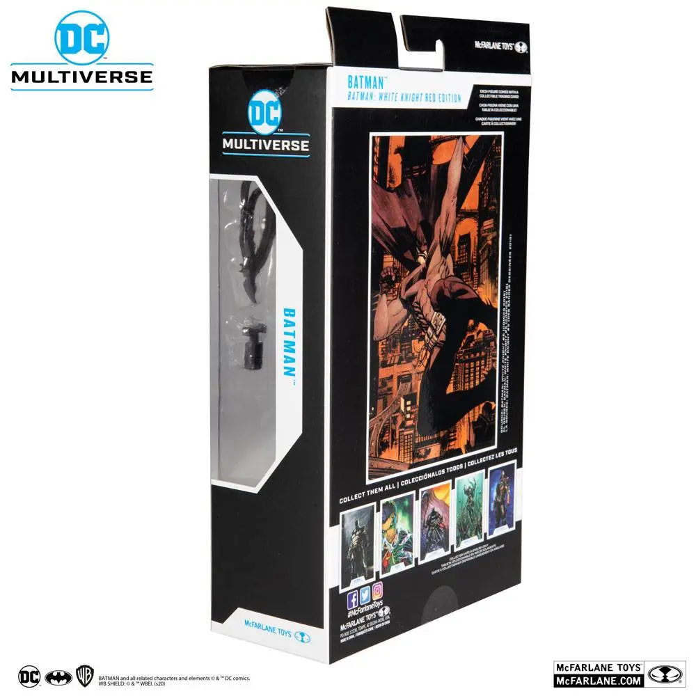 DC Multiverse White Knight Batman (Red Variant) akciófigura 18 cm termékfotó