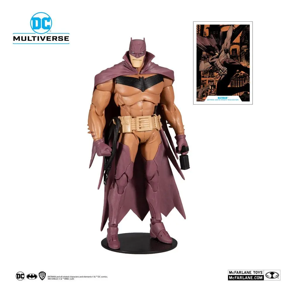 DC Multiverse White Knight Batman (Red Variant) akciófigura 18 cm termékfotó