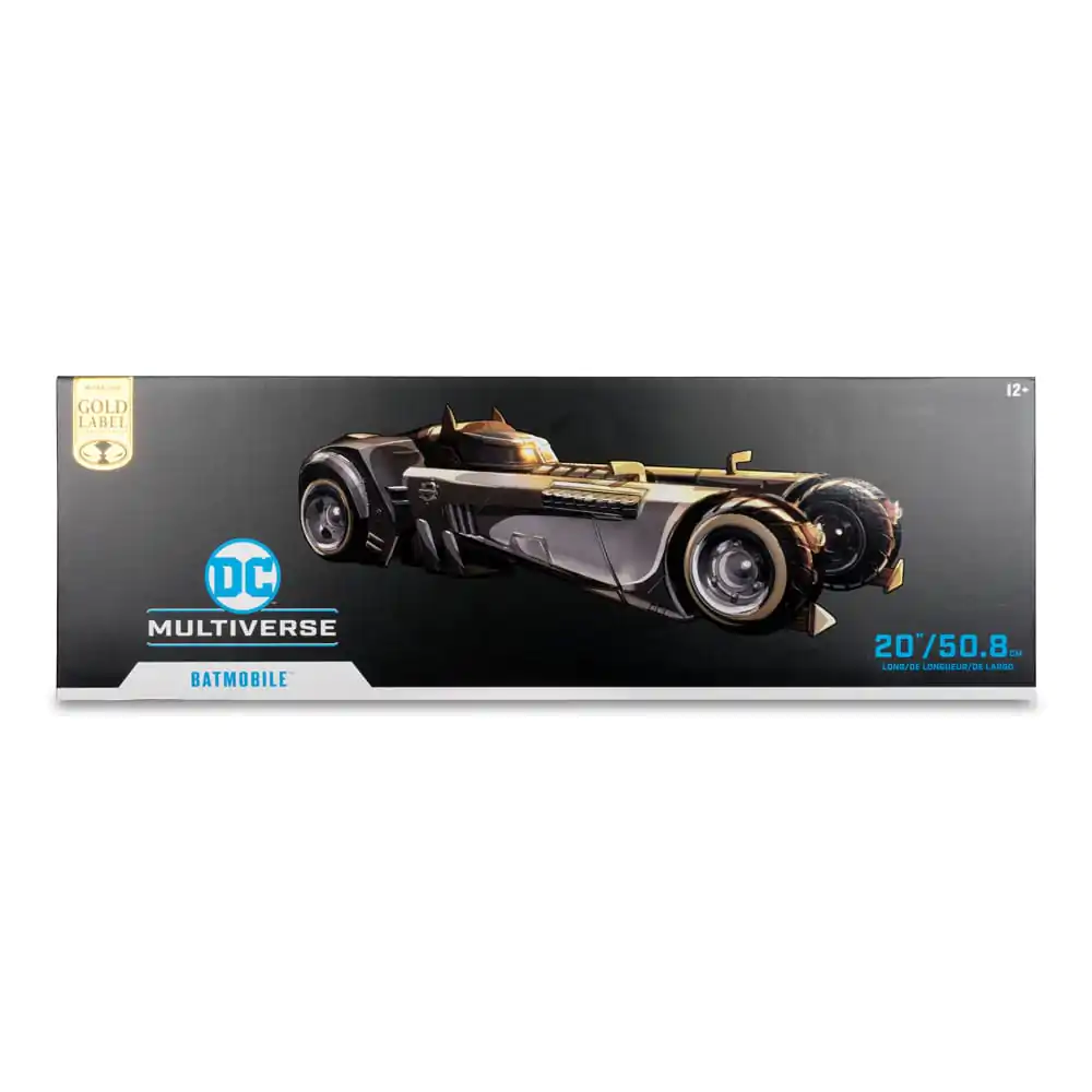 DC Multiverse White Knight Batmobile (Gold Label) jármű 18 cm termékfotó