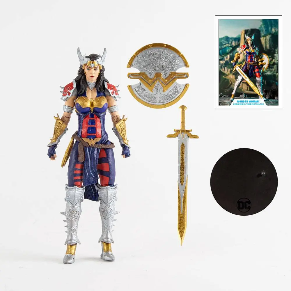 DC Multiverse Wonder Woman Designed by Todd McFarlane akciófigura 18 cm termékfotó