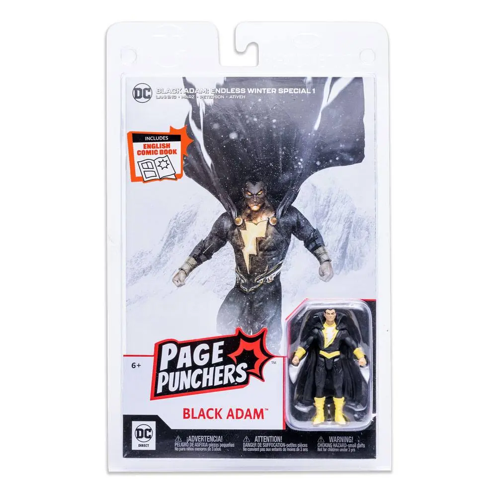 DC Page Punchers akciófigura Black Adam (Endless Winter) 8 cm termékfotó