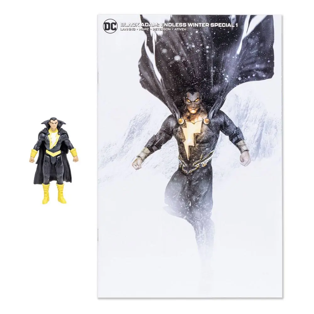 DC Page Punchers akciófigura Black Adam (Endless Winter) 8 cm termékfotó