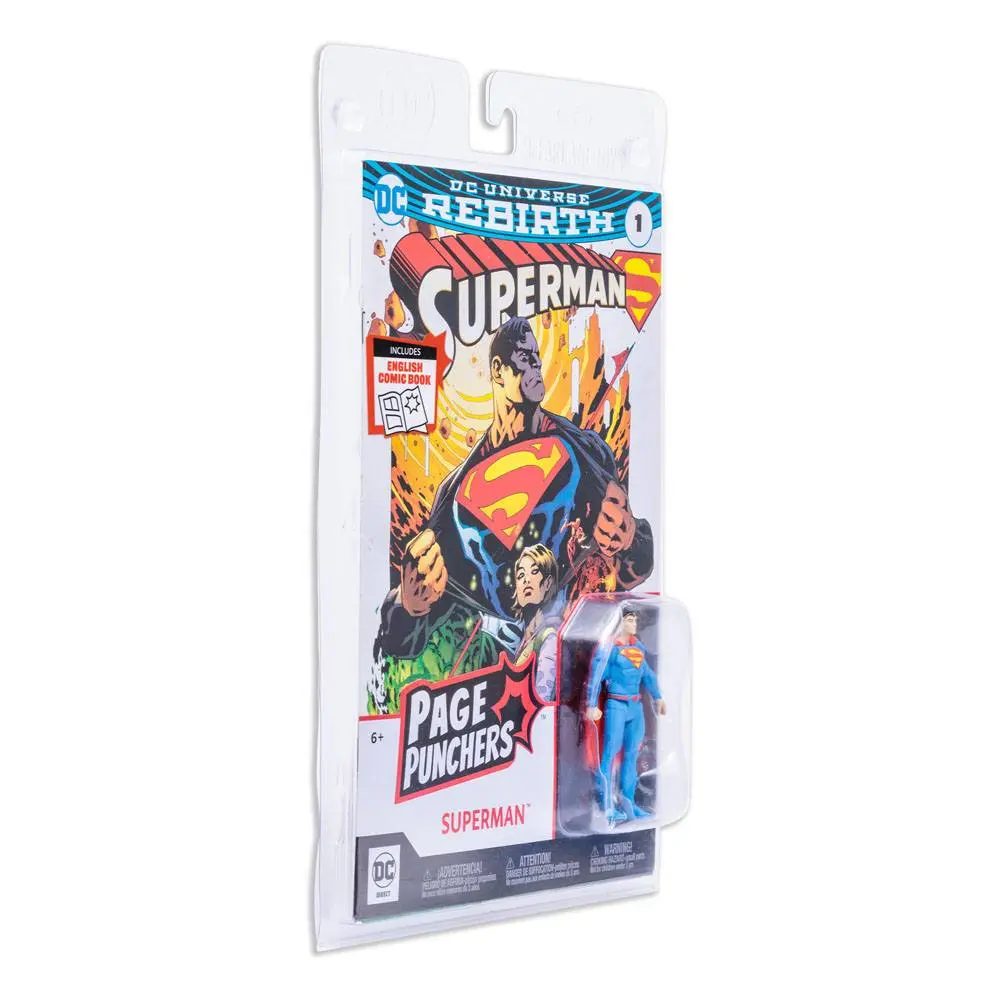DC Page Punchers Superman (Rebirth) akciófigura 8 cm termékfotó