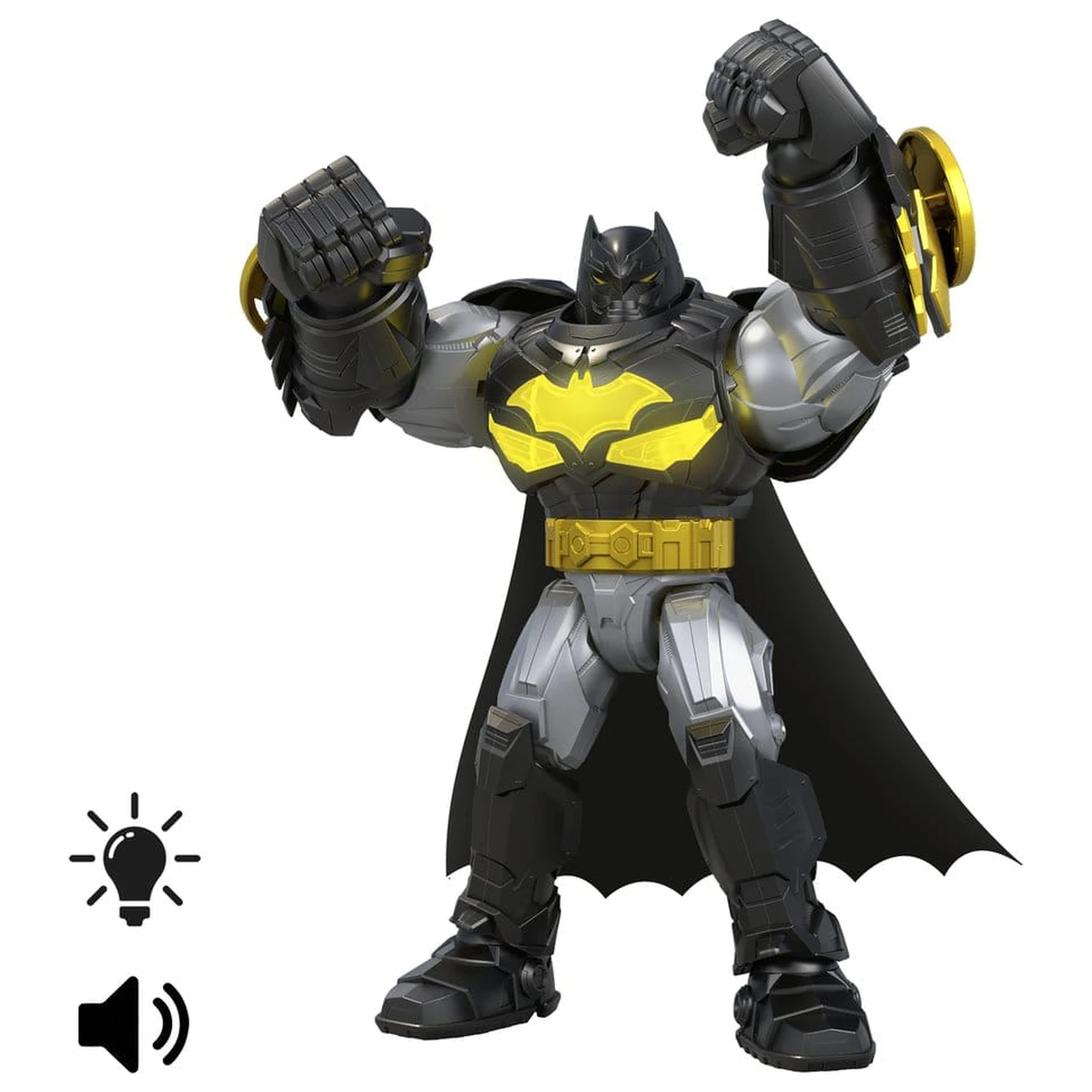 DC Premier Mecha Suit Batman akciófigura hanggal és fénnyel 18 cm termékfotó