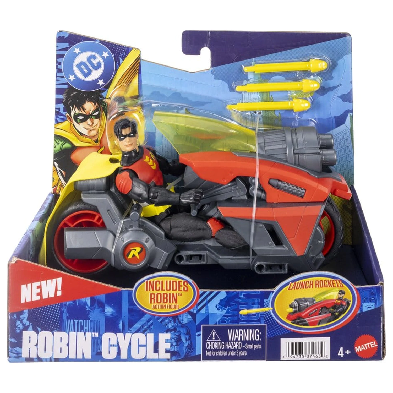 DC Premier Robin Cycle jármű és figura termékfotó