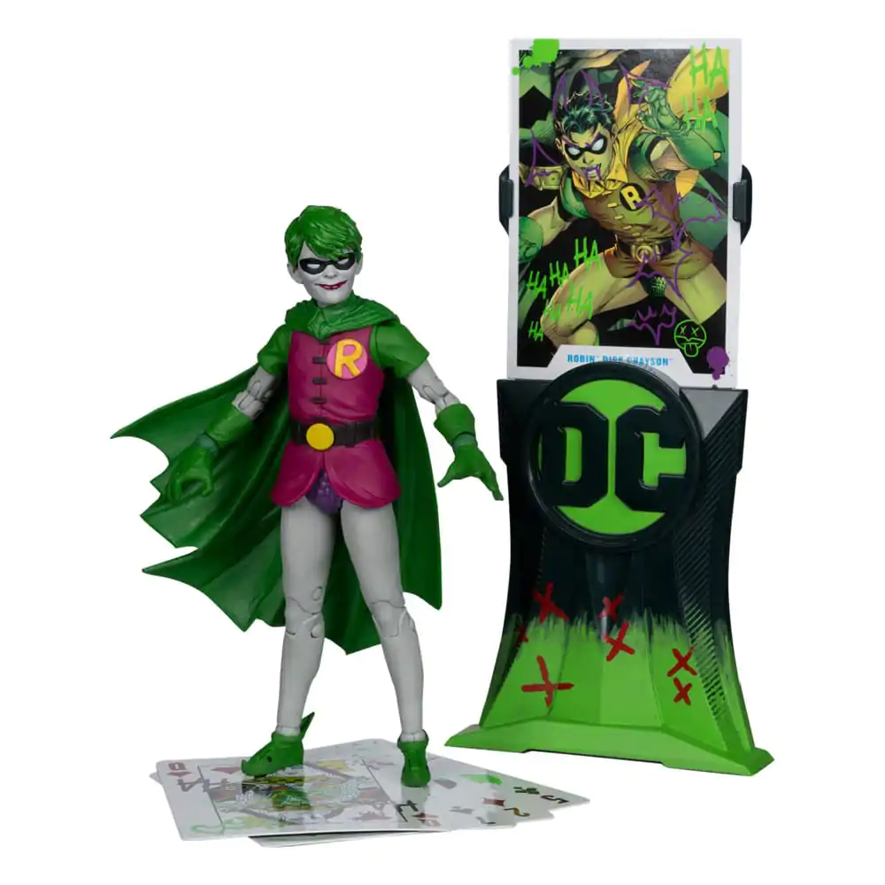 DC Rebirth DC Multiverse Robin (Dick Grayson) (Jokerized) (Gold Label) akciófigura 18 cm termékfotó