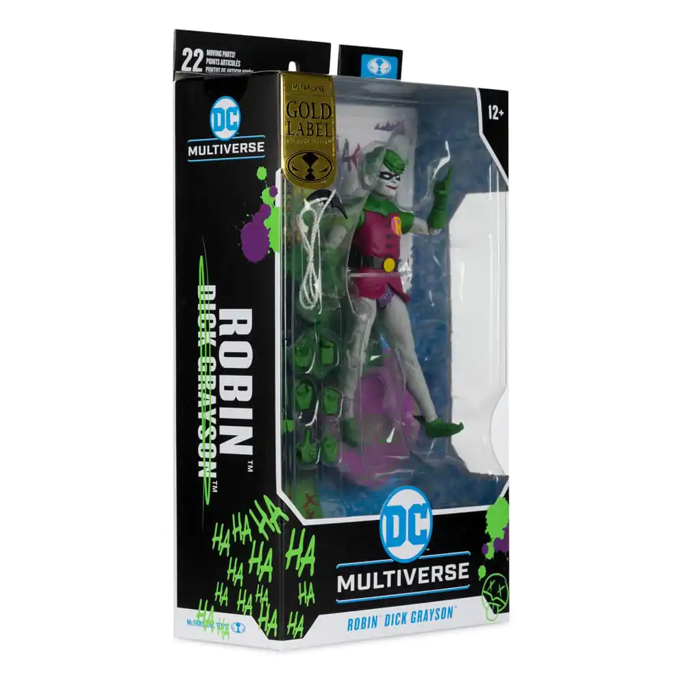 DC Rebirth DC Multiverse Robin (Dick Grayson) (Jokerized) (Gold Label) akciófigura 18 cm termékfotó