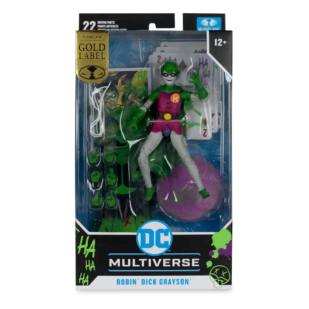 DC Rebirth DC Multiverse Robin (Dick Grayson) (Jokerized) (Gold Label) akciófigura 18 cm termékfotó
