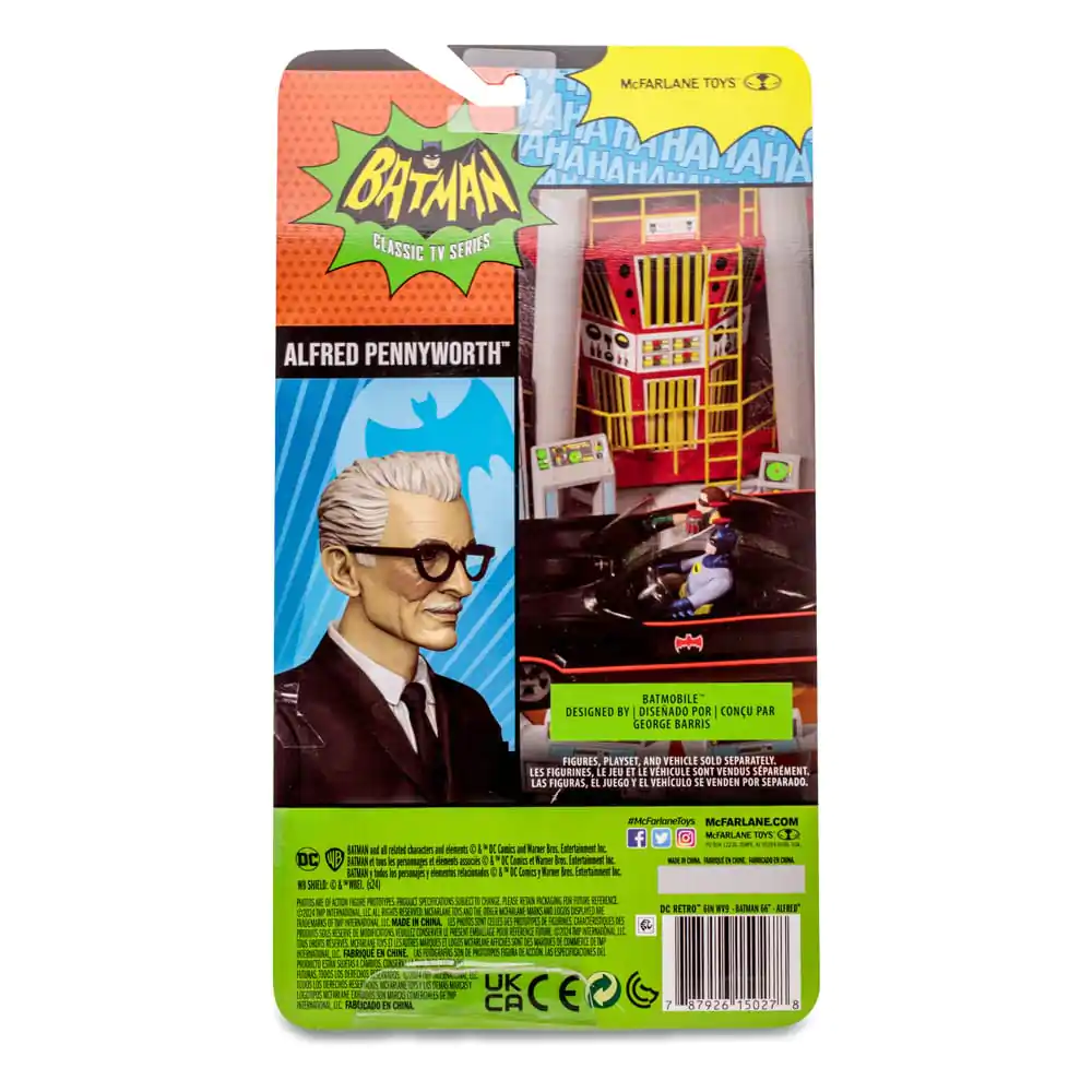 DC Retro akciófigura Batman 66 Alfred 15 cm termékfotó