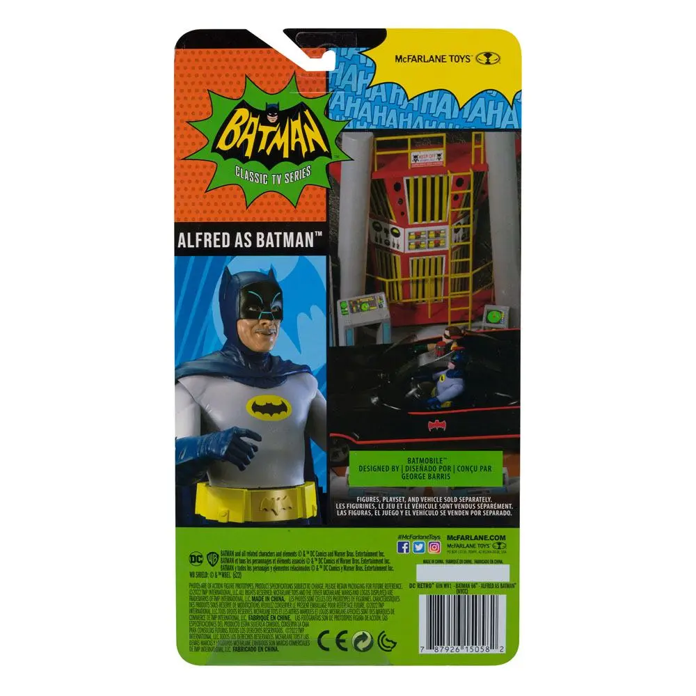 DC Retro Batman 66 Alfred As Batman (NYCC) akciófigura 15 cm termékfotó