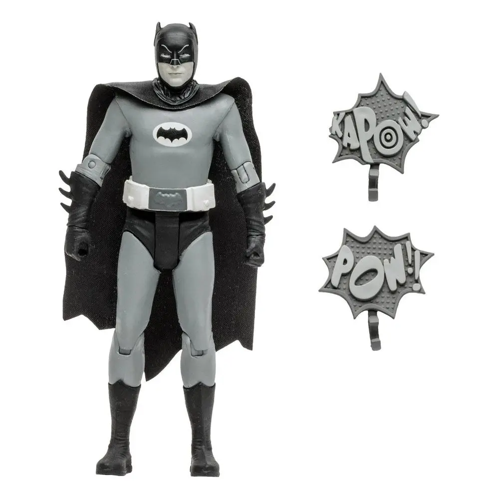 DC Retro Batman 66 Batman (Black &amp; White TV Variant) akciófigura 15 cm termékfotó