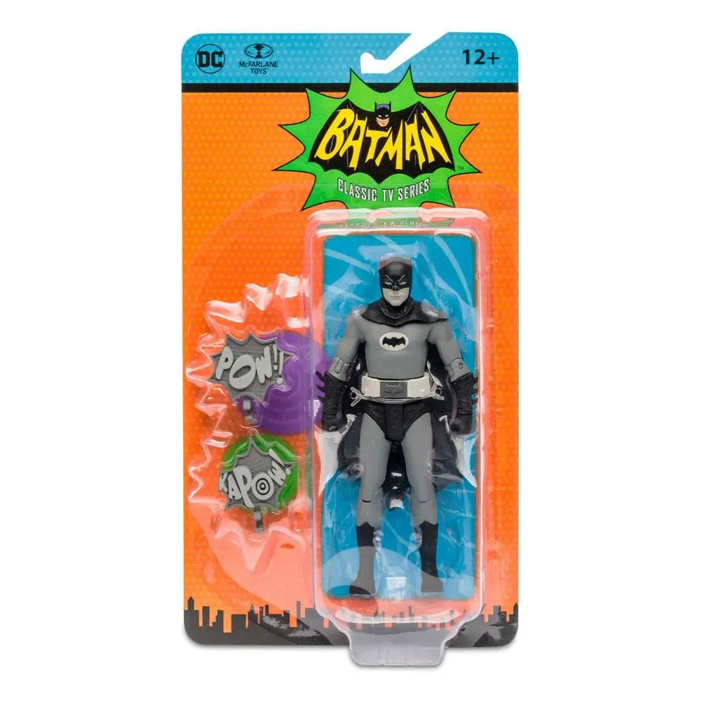 DC Retro Batman 66 Batman (Black &amp; White TV Variant) akciófigura 15 cm termékfotó