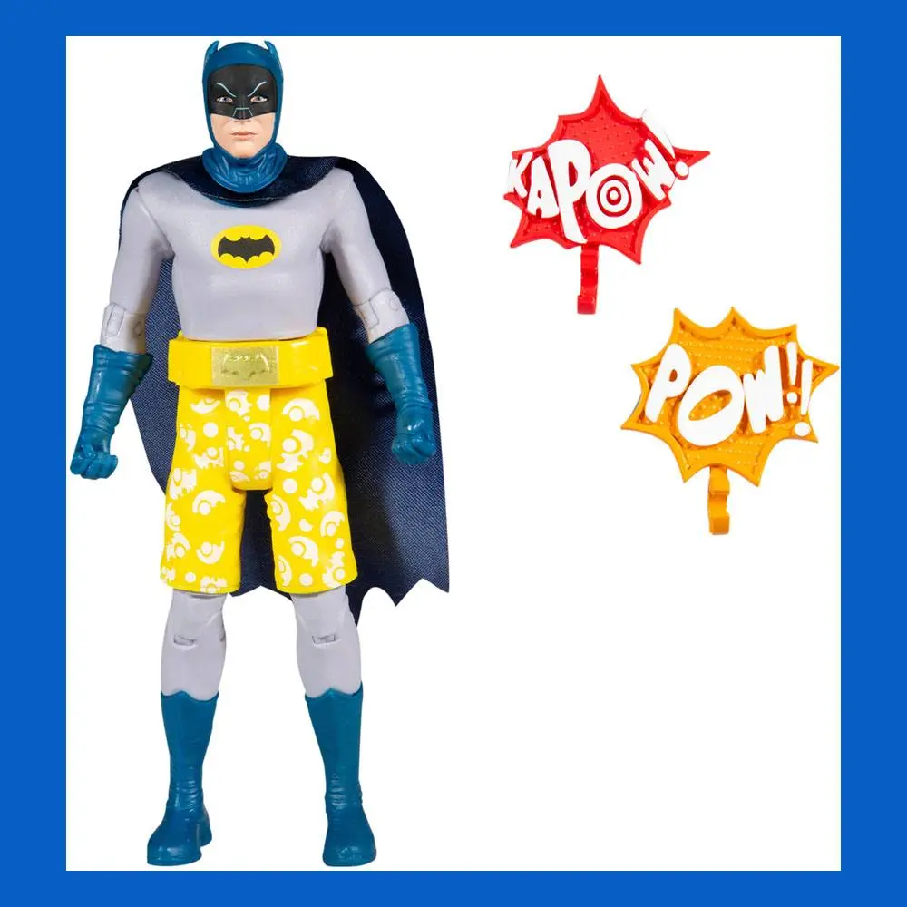 DC Retro Batman 66 Batman Swim shorts akciófigura 15 cm termékfotó