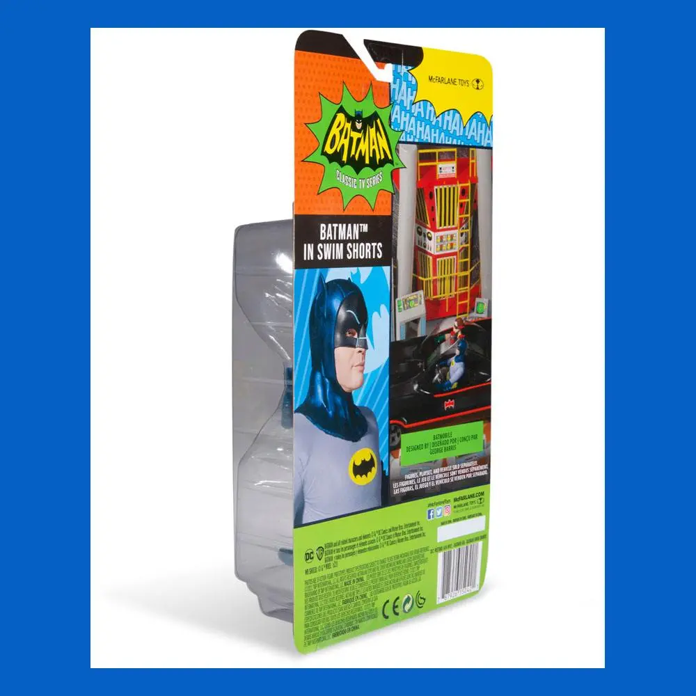 DC Retro Batman 66 Batman Swim shorts akciófigura 15 cm termékfotó