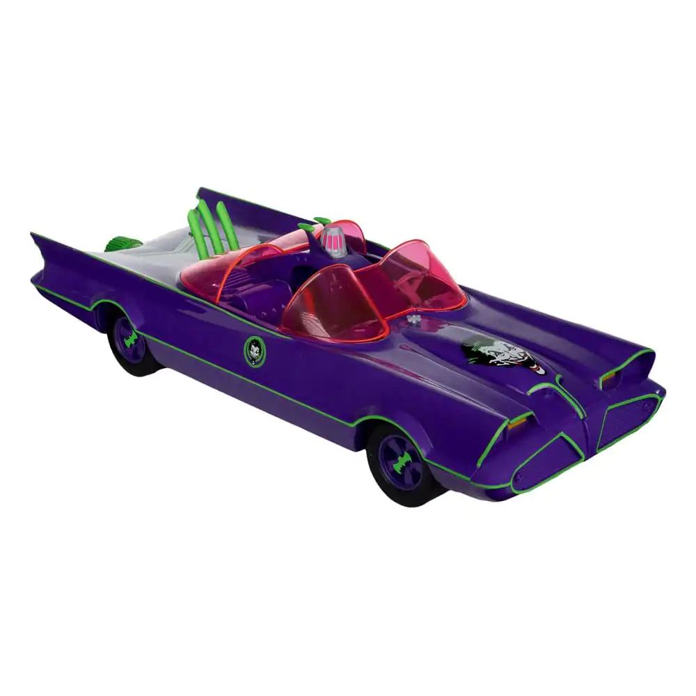 DC Retro Actionfigur Batman 66 Batmobil with Joker (Gold Label) 15 cm termékfotó