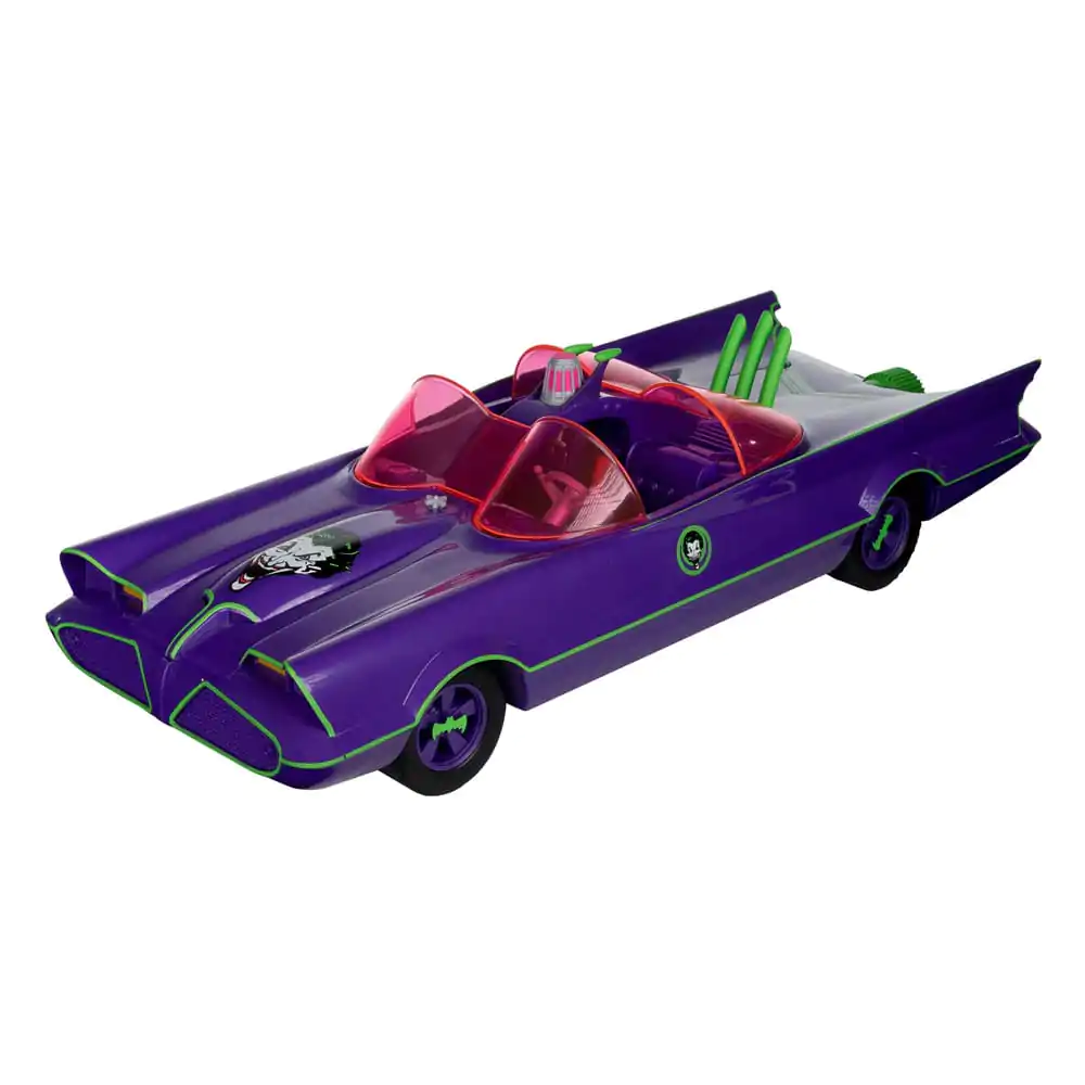 DC Retro Actionfigur Batman 66 Batmobil with Joker (Gold Label) 15 cm termékfotó